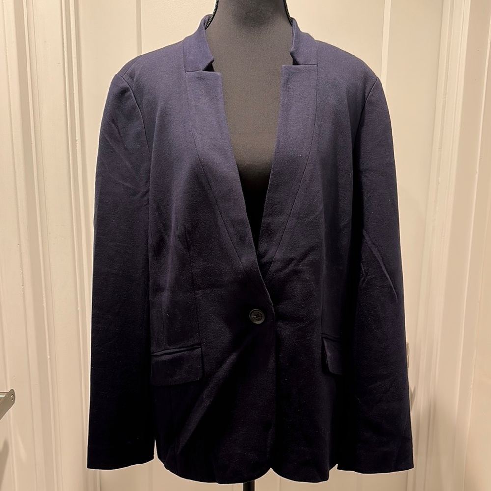 Talbots Blue Blazer Professional Suit Jacket
